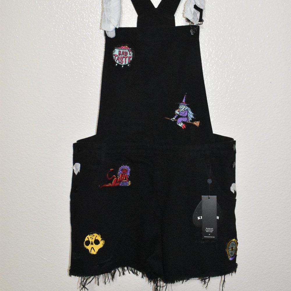 Killstar Oracle Denim Overalls